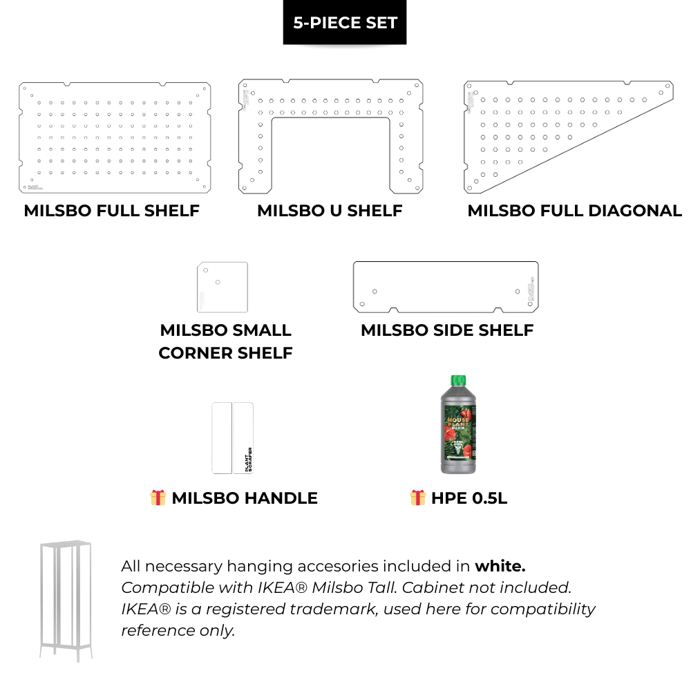 Acrylic Sets for IKEA Milsbo