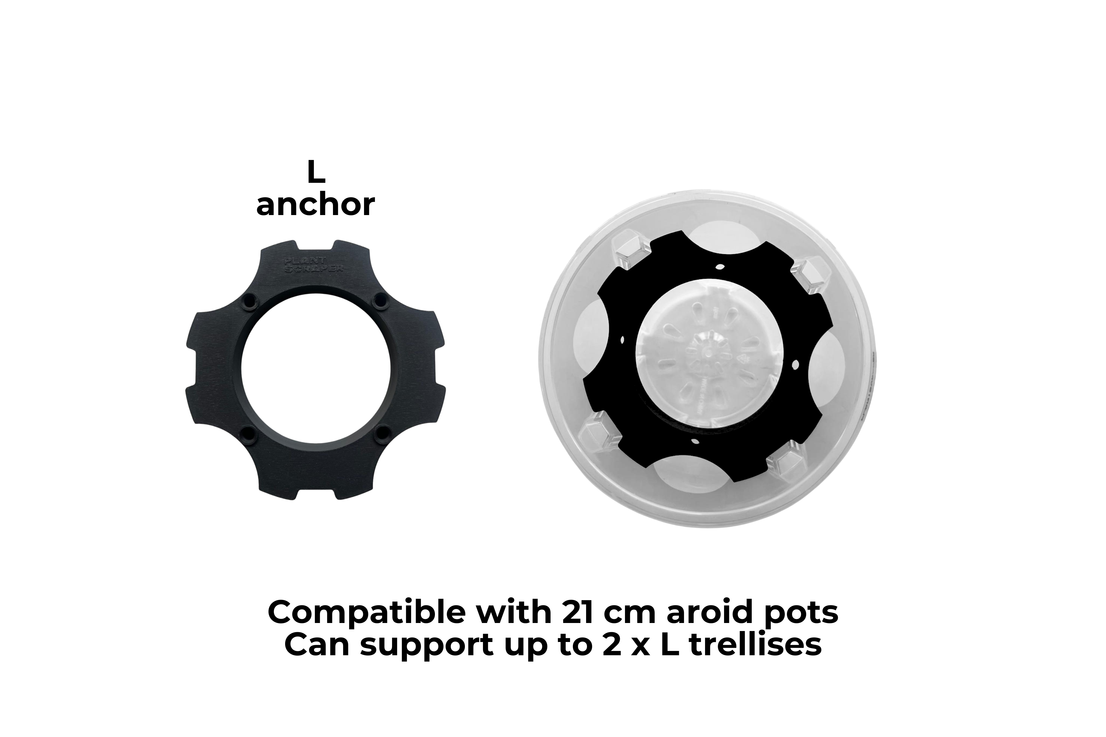 Anchors for Clear Arch Trellis / U-Shaped Plant Support