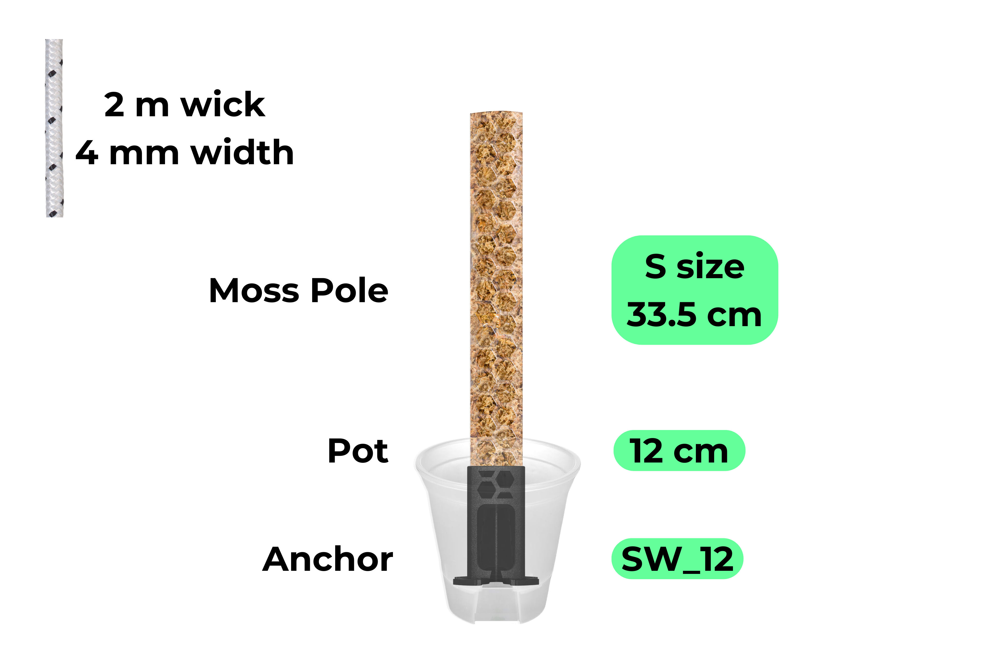 Self-Watering Anchor Set / Anchor, Pot & Pole [Classic Line]