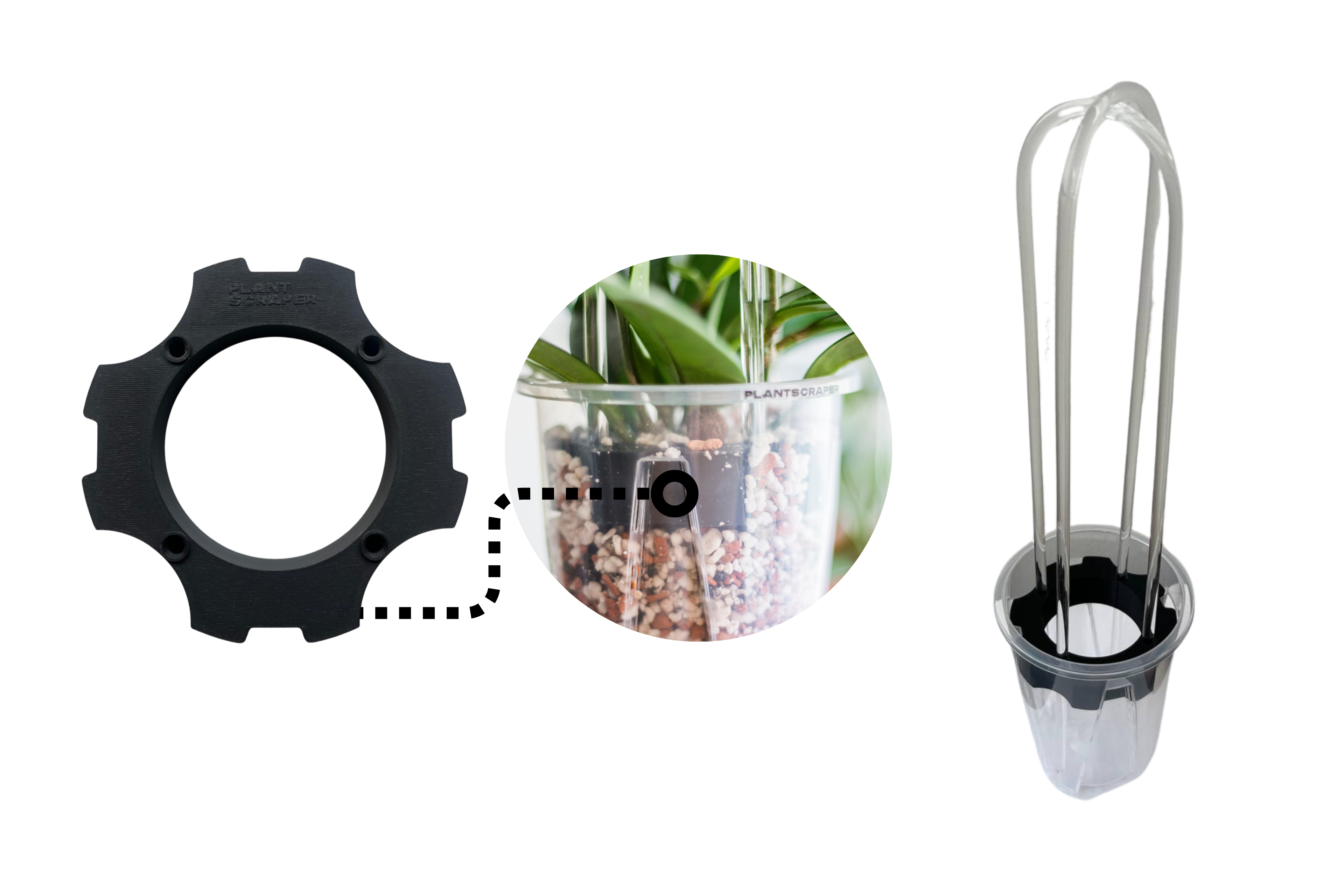 Anchors for Clear Arch Trellis / U-Shaped Plant Support
