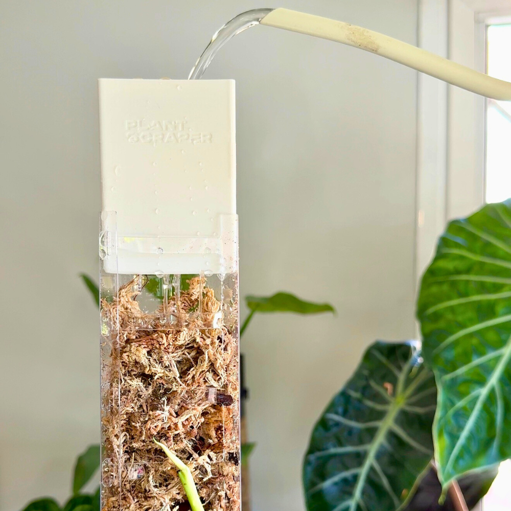 water moss pole D-Shape Moss Pole Dripper - Efficient Hydration for Your Plants