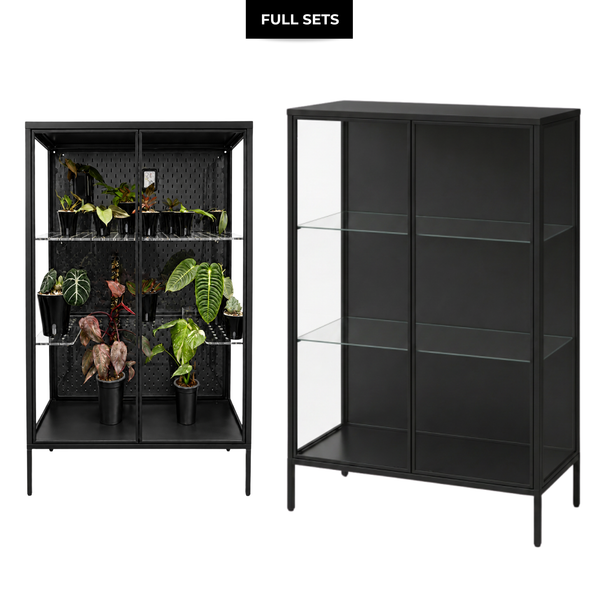 IKEA RUDSTA Wide Acrylic Sets of Shelves and Pegboards
