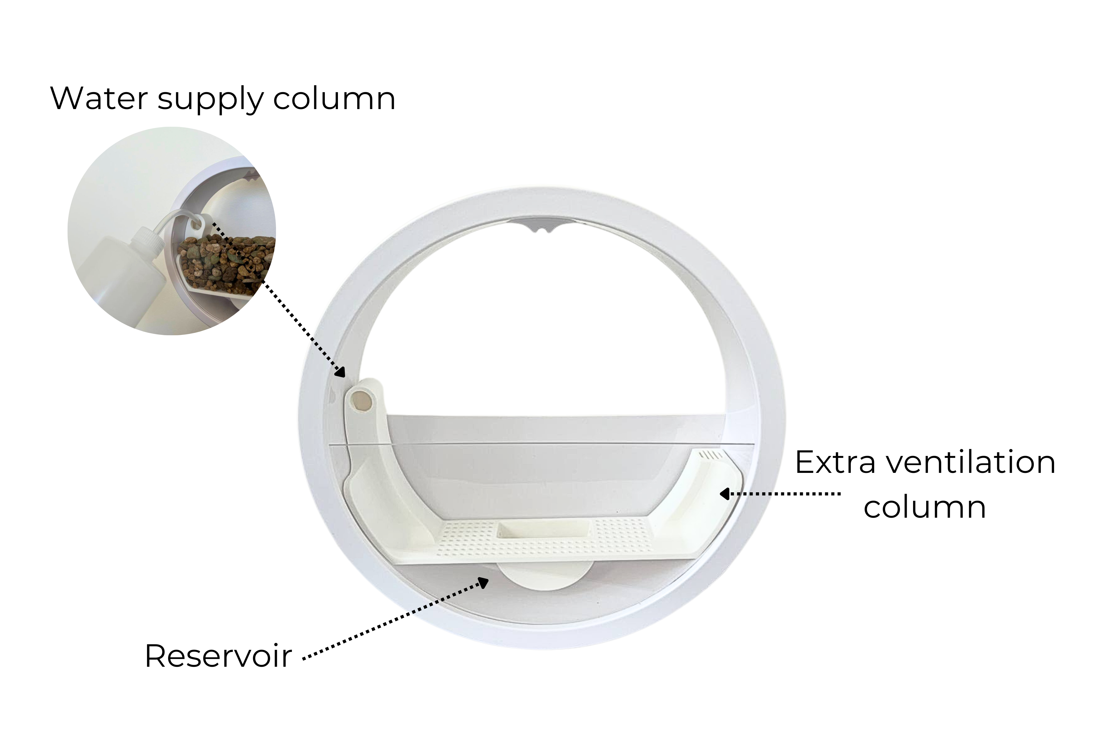 Hydroponic Wall Hanging Pot