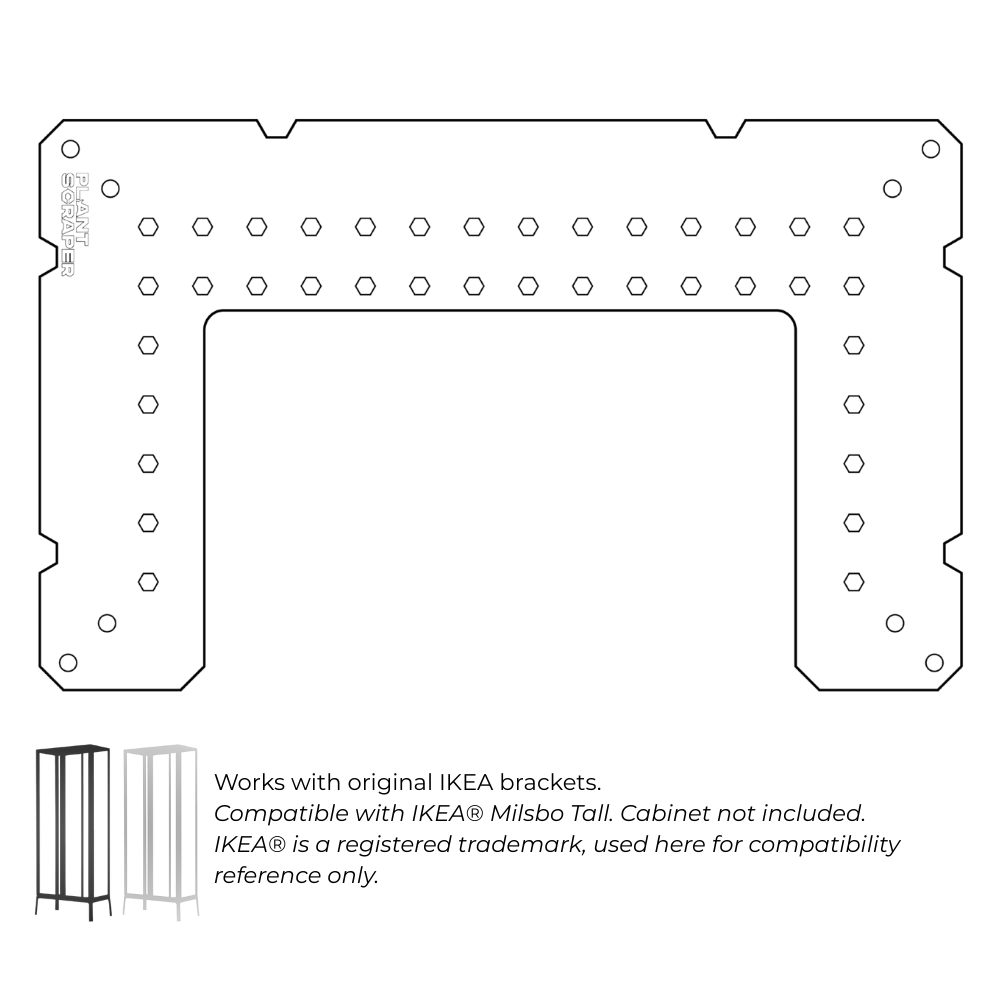 Acrylic Components for IKEA Milsbo