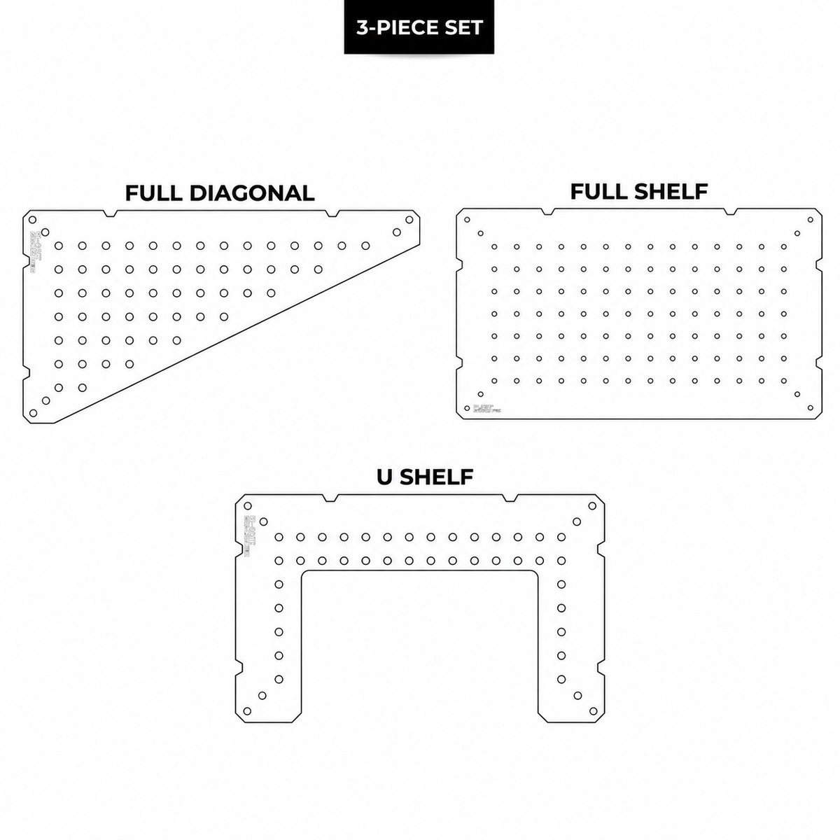 Cabinet sets for IKEA MILSBO Tall