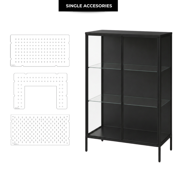 IKEA RUDSTA Wide Acrylic Shelves and Pegboard | PlantScraper Europe