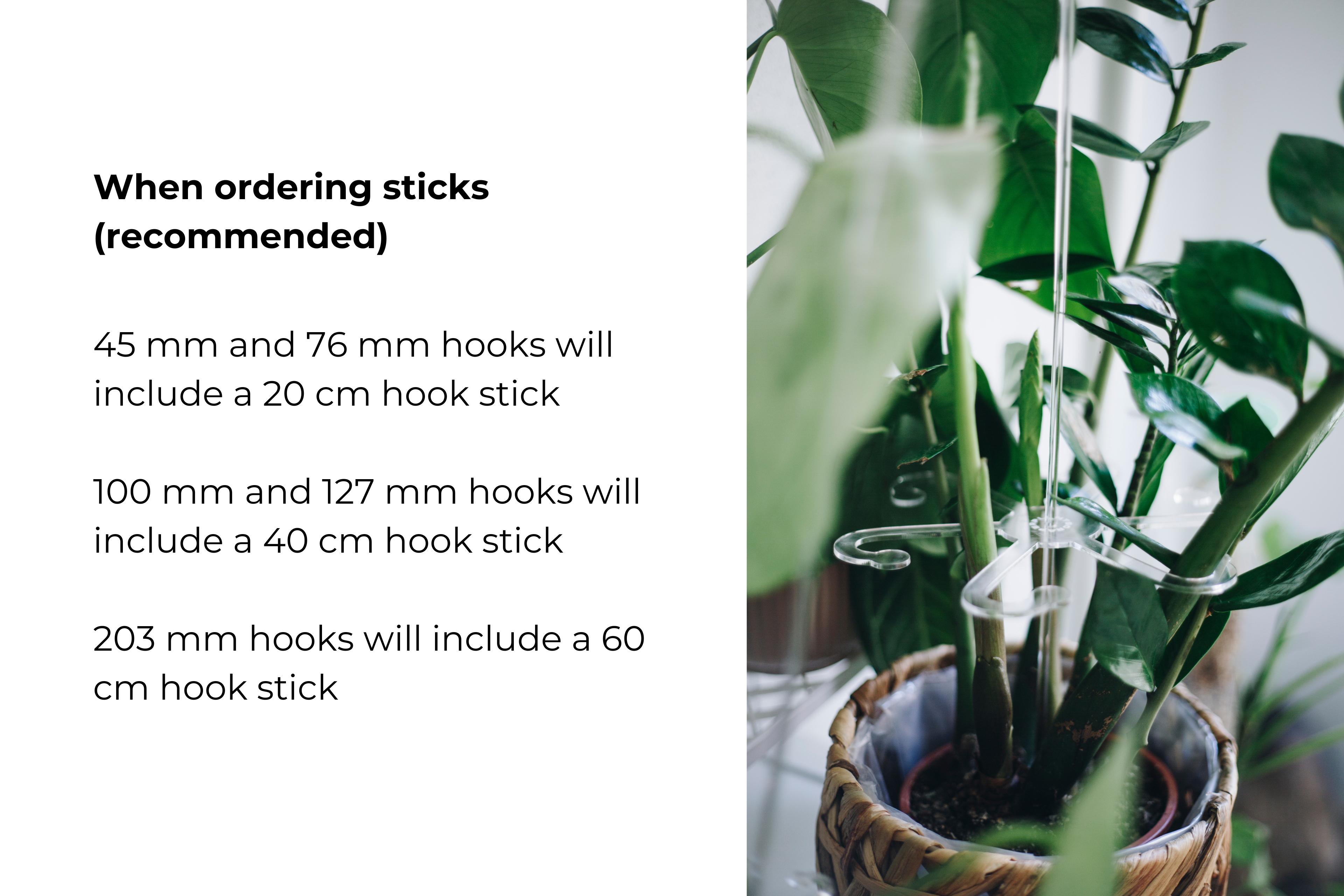 Stem Support Leaf Hooks